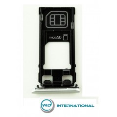 Tiroir SIM Argent Sony Xperia X