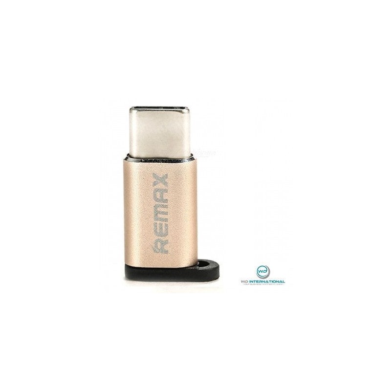 Adaptateur remax Micro USB vers USB Type C Argent