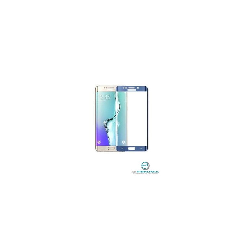 cristal templado curvado Samsung Galaxy S6 Edge - Azul