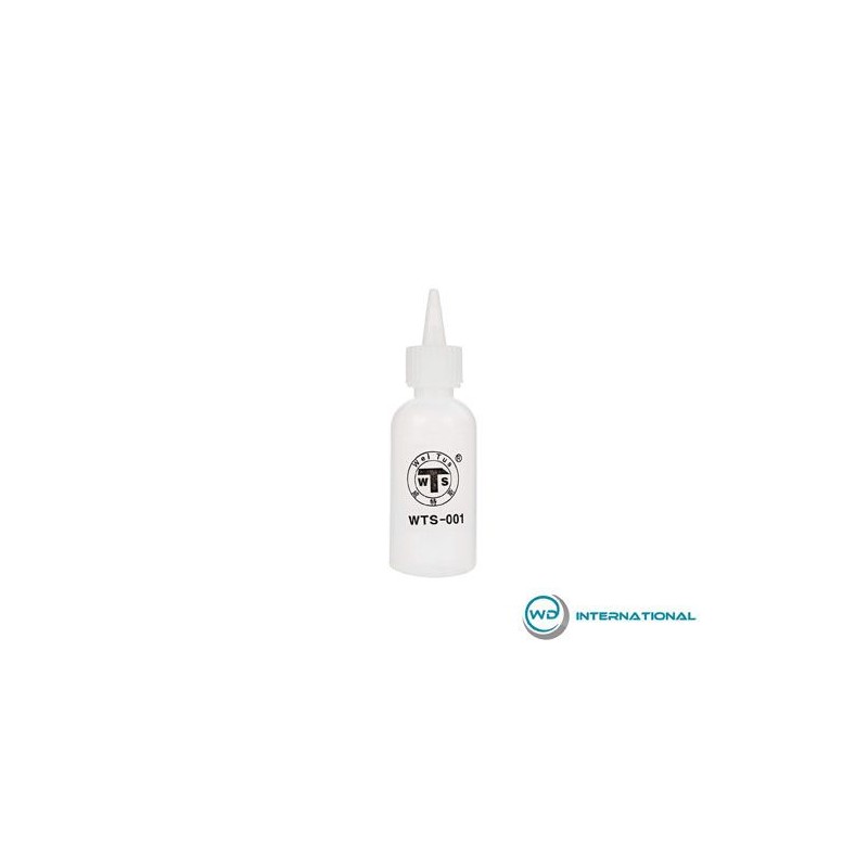 Bouteille avec entonnoir et aiguille