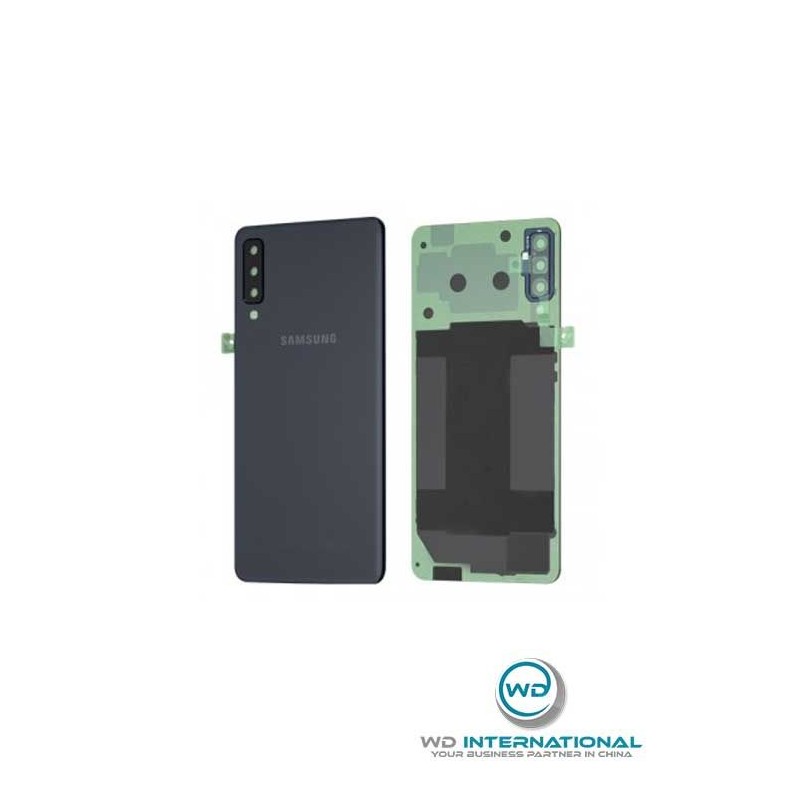 Cover posteriore per Samsung Galaxy A7 2018 Nero Service Pack