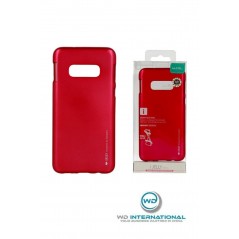 Funda de silicona Samsung S10E Rojo I-Jelly Metal Case