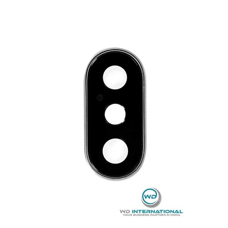 Lentille Caméra Arrière pour iPhone X / XS Noir