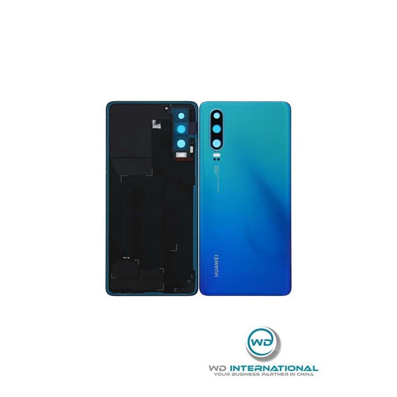 Back cover Huawei P30 Aurora Bleu