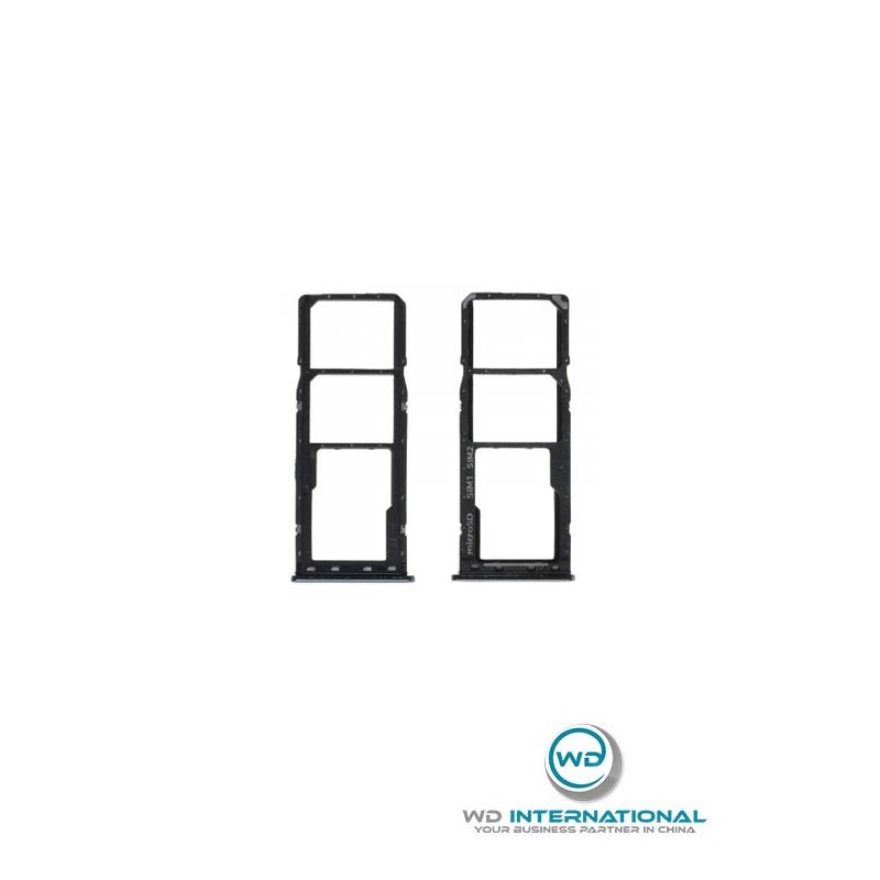 Tiroir sim Samsung A50 Noir