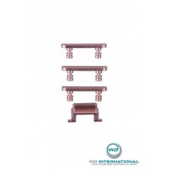 lot de 3 boutons iphone 7+ rose