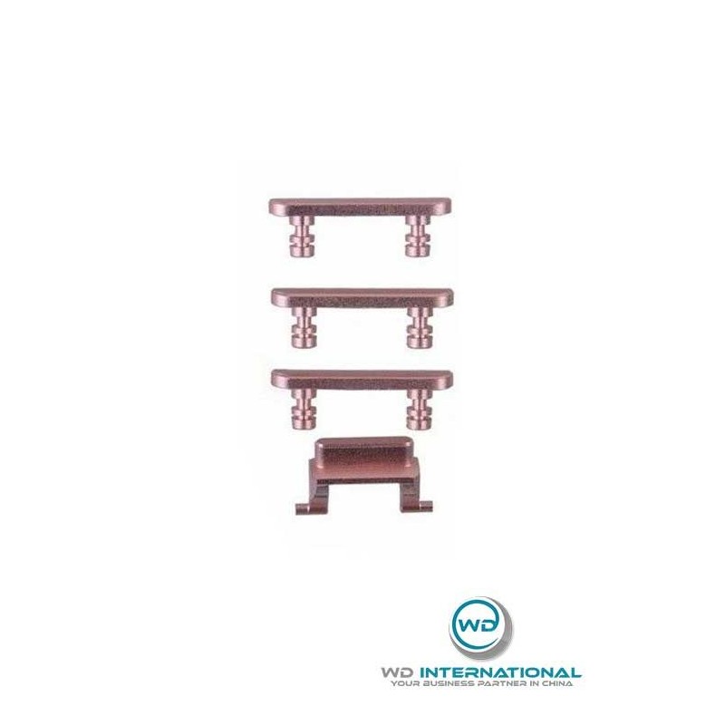 lot de 3 boutons iphone 7+ rose