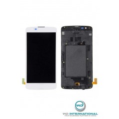 Ecran LG K8  Blanc Original (Reconditionné) avec châssis