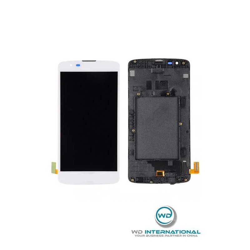 Ecran LG K8  Blanc Original (Reconditionné) avec châssis