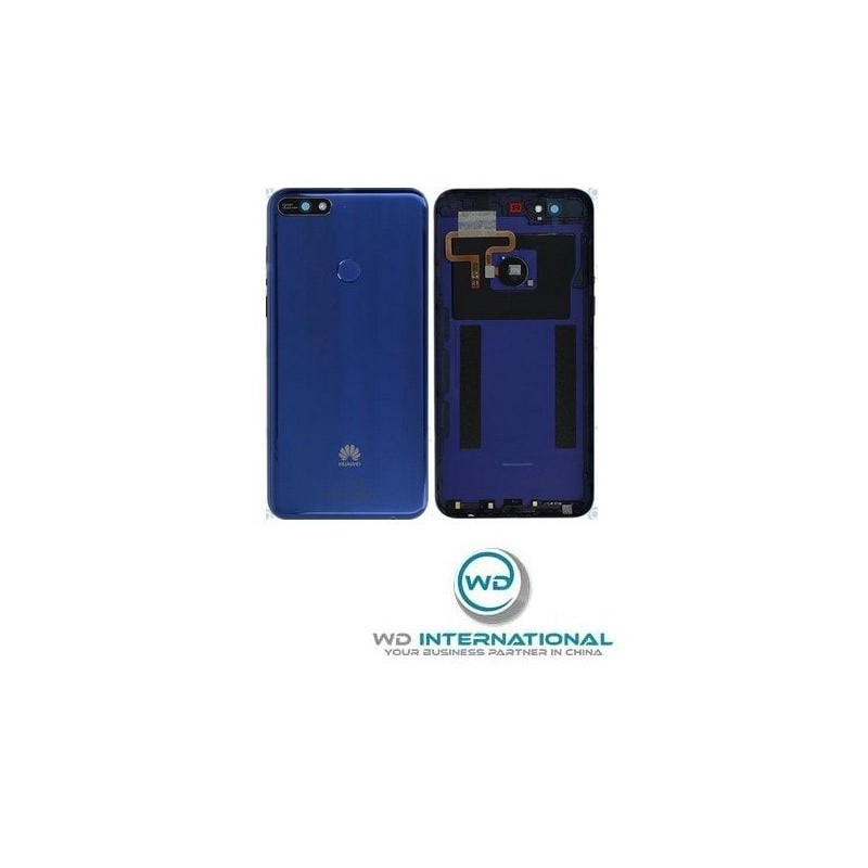 Vetro Posteriore Huawei Y7 2018 Blu Origine Del Produttore
