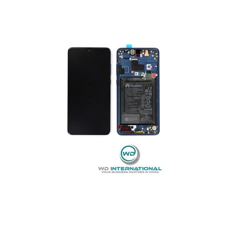 Ecran huawei mate 20 bleu origine constructeur