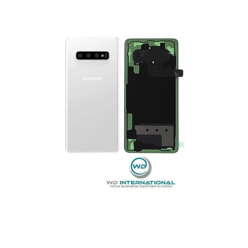 Cubierta Trasera Samsung Galaxy S10+ Cerámica Blanca Service Pack