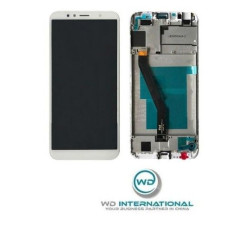 Écran Huawei Y6 2018 Blanc Avec Châssis (Reconditionné)