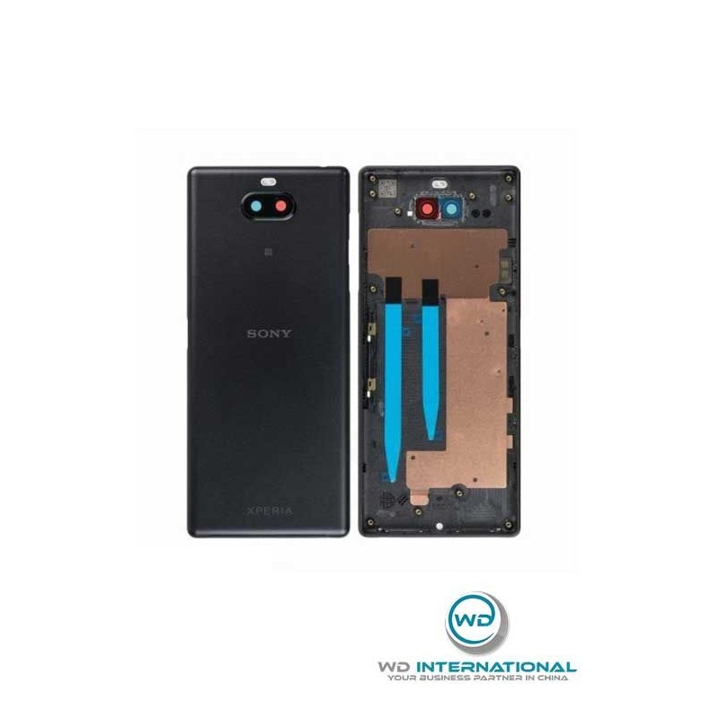 Back cover Sony Xperia 10 Plus Noir d'origine Constructeur