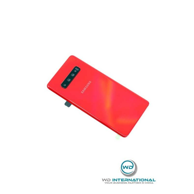 Back cover Samsung S10+ Cardinal rouge Service pack