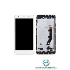 Ecran BQ Aquaris X Or Avec chassis