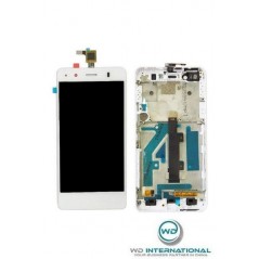 Ecran BQ Aquaris M5.5 Blanc Avec châssis