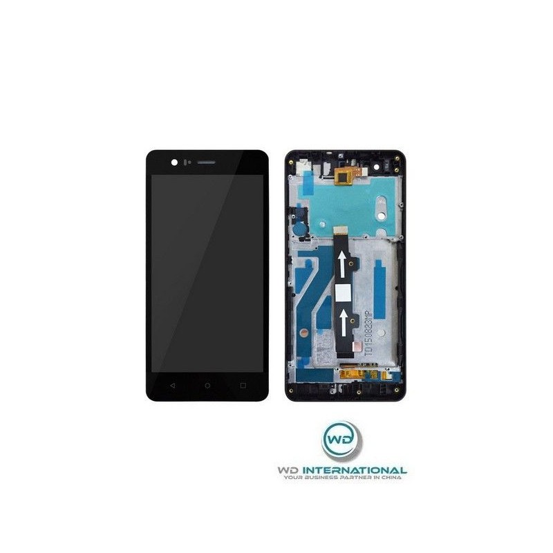 Ecran BQ Aquaris M5 Noir Avec chassis