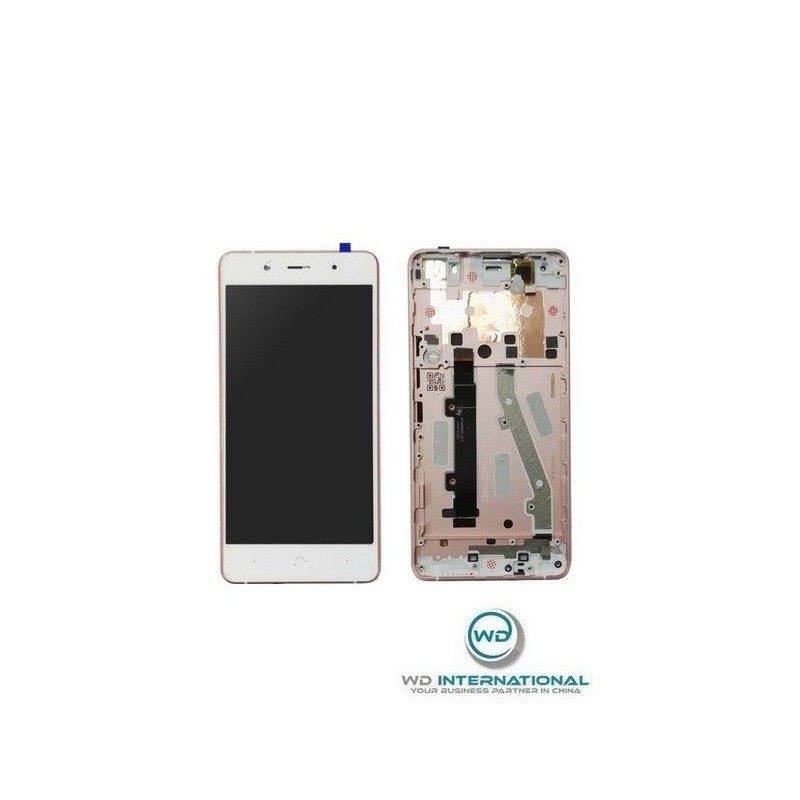 Pantalla BQ Aquaris X5 Plus Rosa Con marco