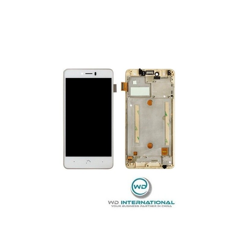 Ecran BQ Aquaris U2 Blanc avec chassis