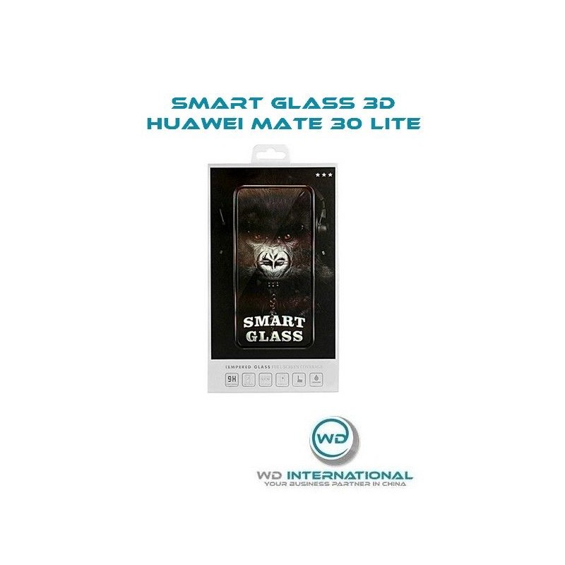Verre trempé Smart Glass 3D Noir Huawei Mate 30 lite
