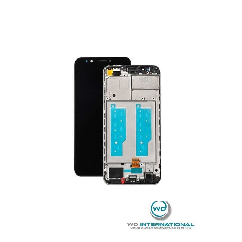 Pantalla negra Huawei Y7 2018 con chasis reacondicionado