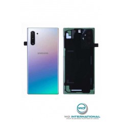 Back cover Samsung Note 10 Aura Argento Service Pack