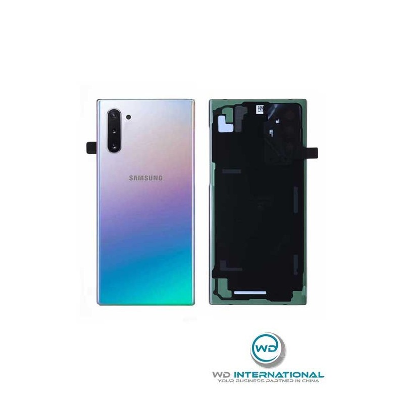 Back cover Samsung Note 10 Aura Argento Service Pack
