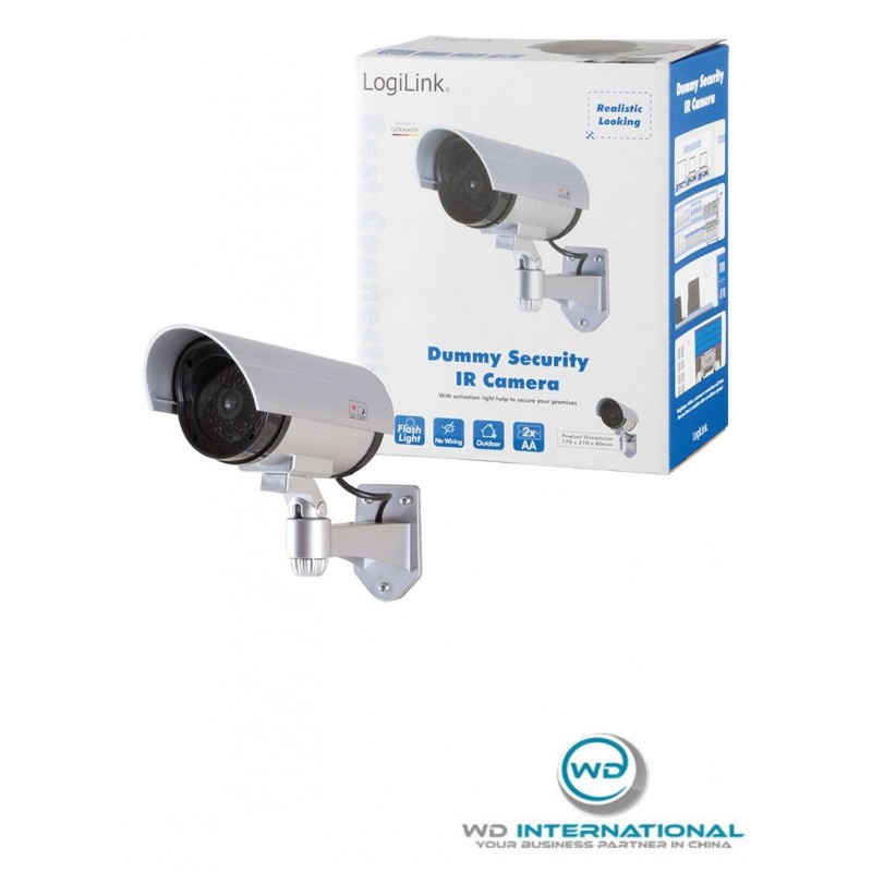 Caméra de surveillance factice  Argenté LogiLink