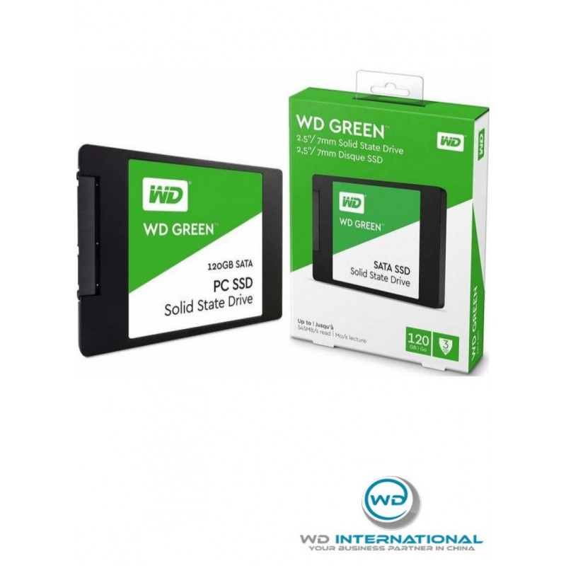 WD SSD Interne Vert 120Gb