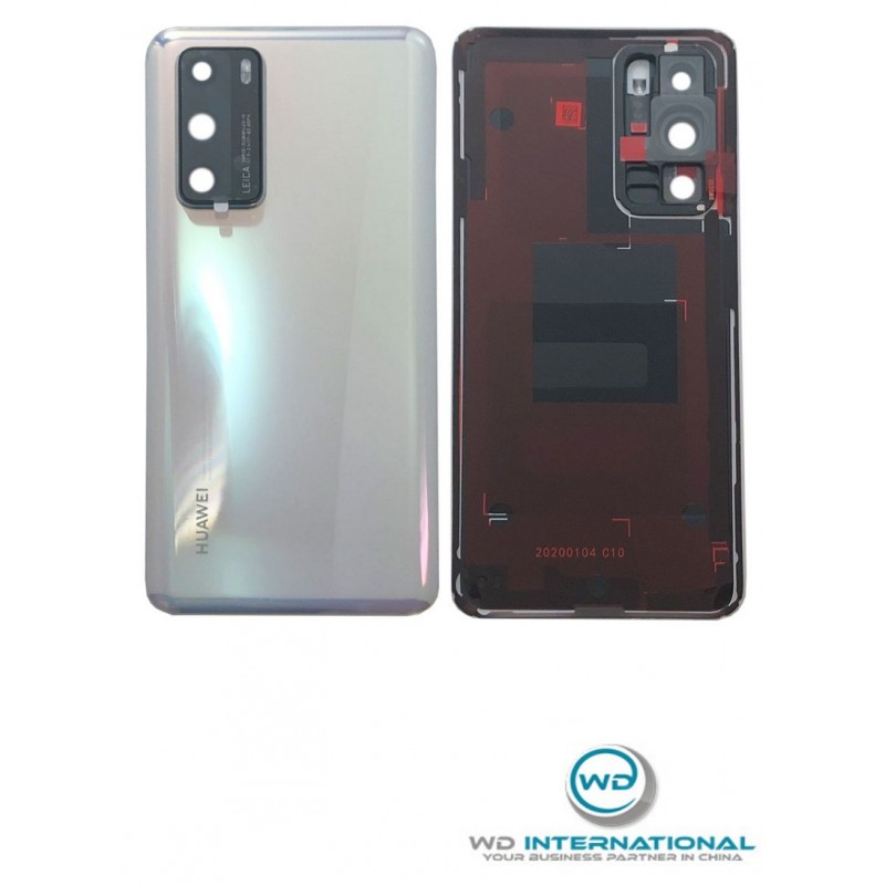 Back Cover Blanc Origine constructeur Huawei P40 Ice