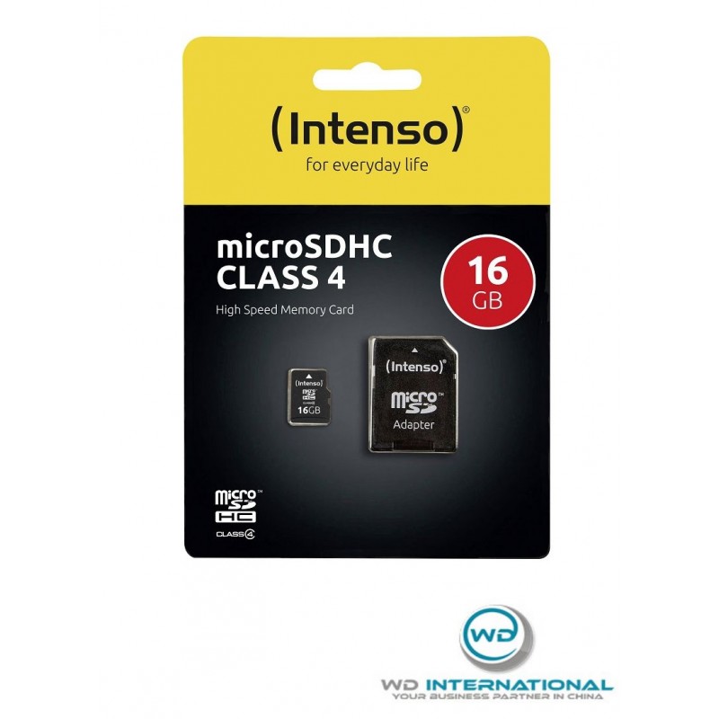 Carte Micro USB SDXC intenso 16Gb