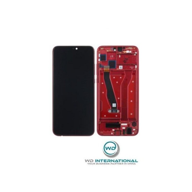 Ecran Rouge Huawei Honor 8x (avec châssis)