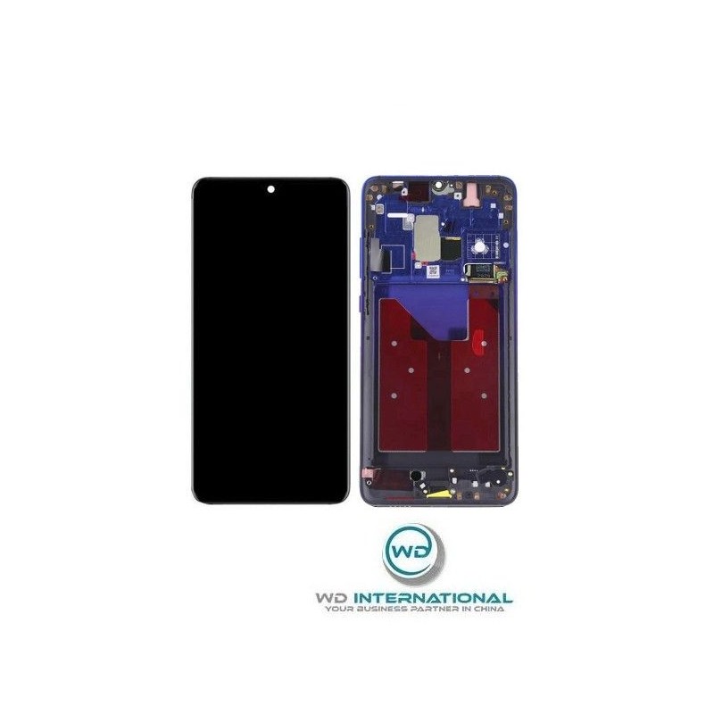 Schermo blu Huawei Mate 20 (con telaio)