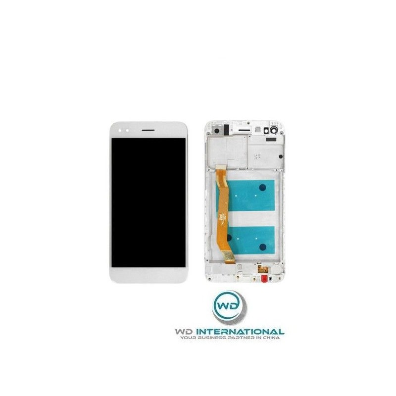 Pantalla blanca del Huawei Y6 Pro 2017 (con chasis)