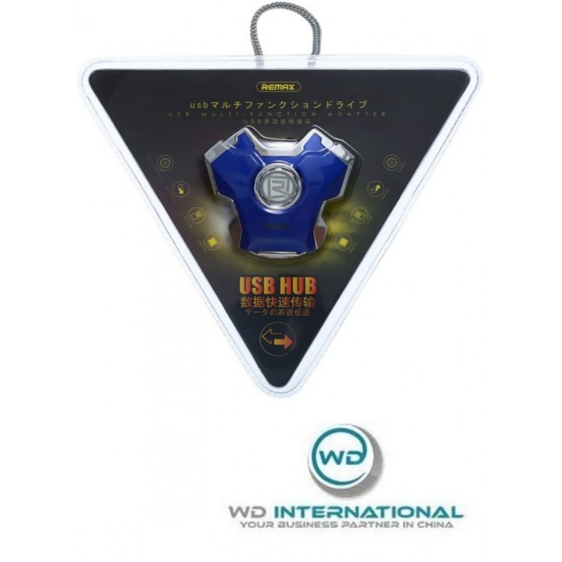 HUB USB Multifonction X3 Bleu Remax RU-U10