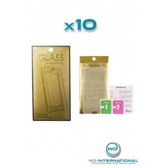 10 lentes templados Samsung Galaxy J4 2018 con embalaje