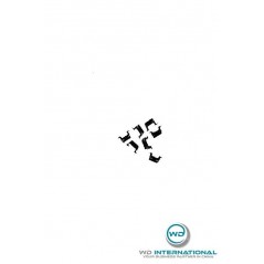 Knöpfe-Set iPhone 7g Schwarz