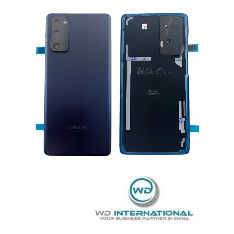 Vitre arrière Bleu Service Pack Samsung Galaxy S20 FE 5G (SM-G781)