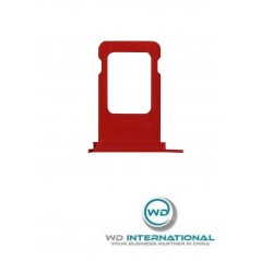 Tiroir Sim iPhone X Rouge