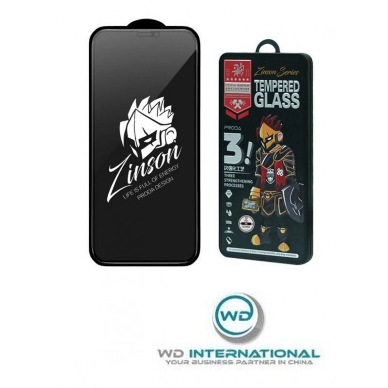 Verre trempé Proda Zinson Anti Spy avec Filtre confidentialité iPhone 12 Mini Noir