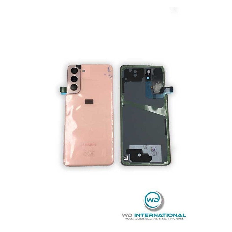 Vitre arrière Rose Phantom Samsung Galaxy S21 5G (SM-G991) Service Pack