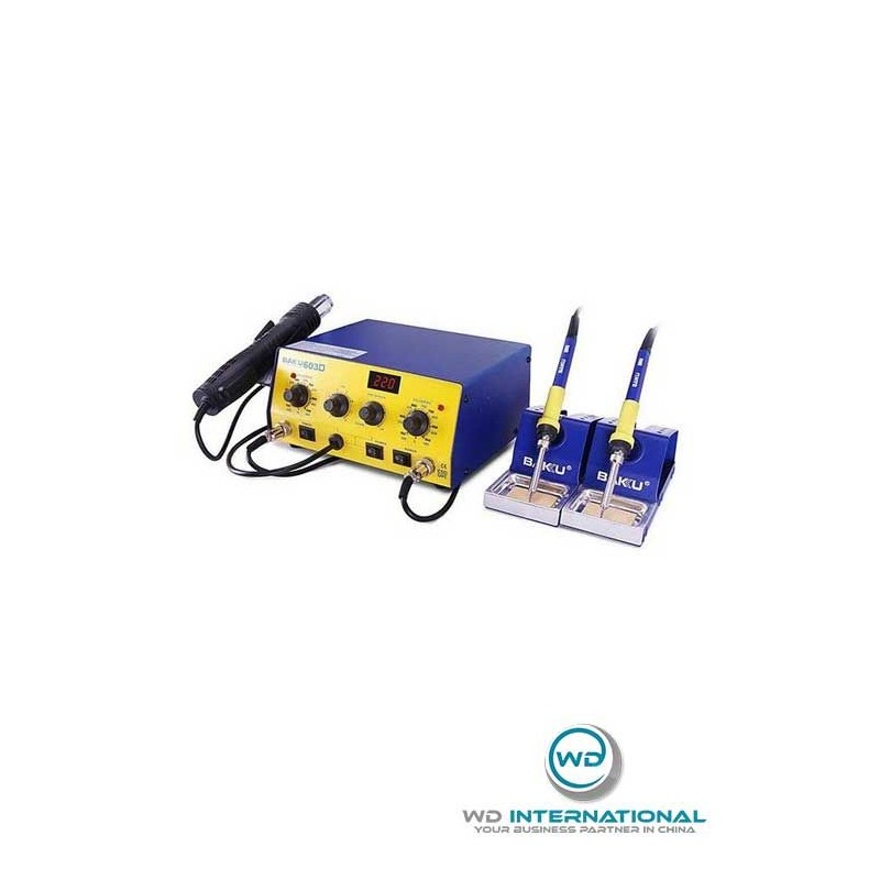 Double Station fer à souder et air chaud Baku BK-603D