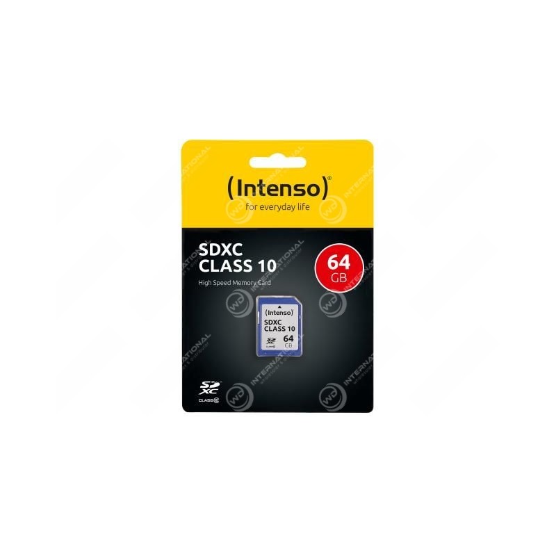 Tarjeta SDXC Intenso 64Go Class 10