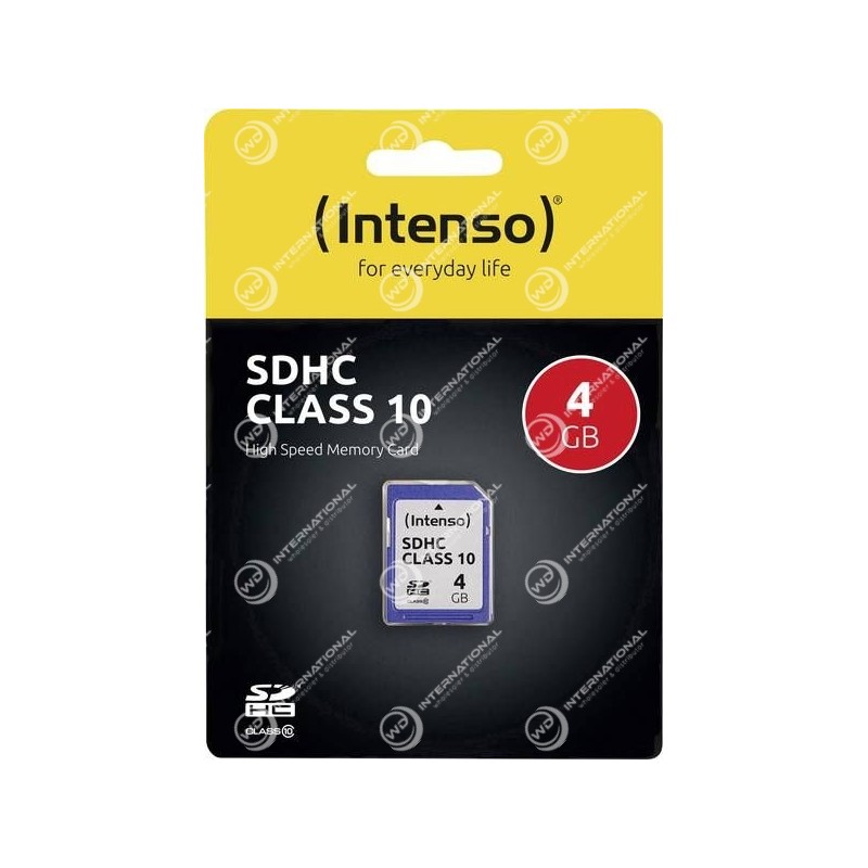Tarjeta SDHC  Intenso 4Go Class 10