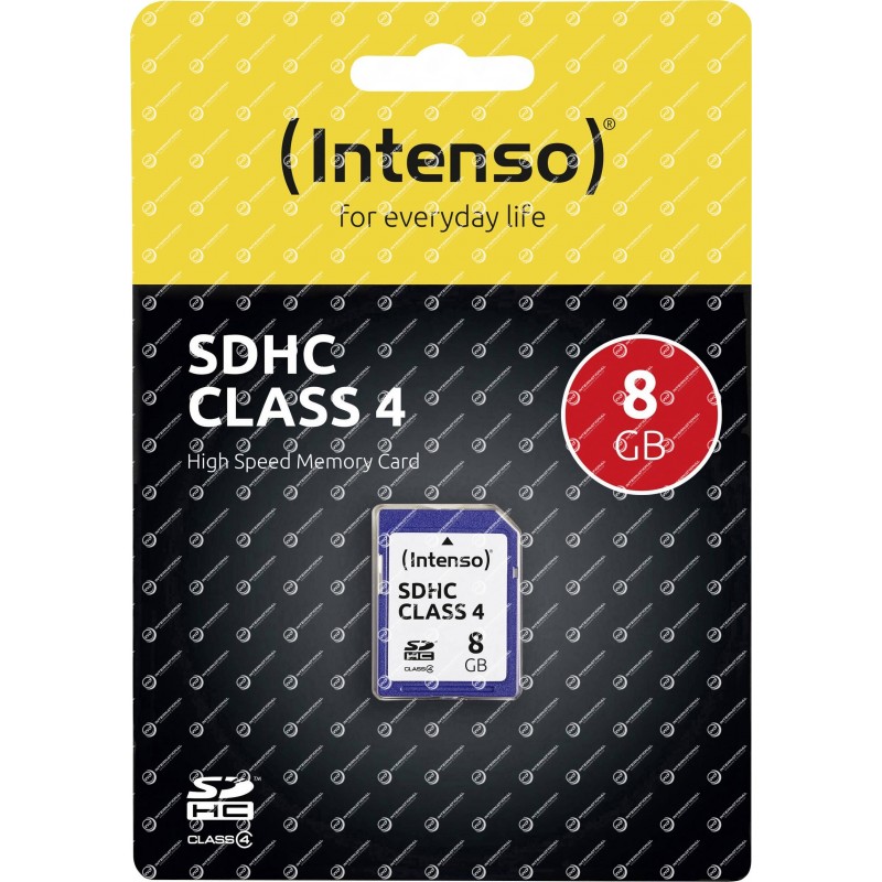 Scheda SDHC  Intenso 8Go Class 4