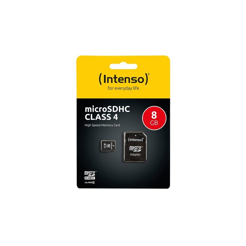 Tarjeta Micro SD Intenso 8Go Class 4
