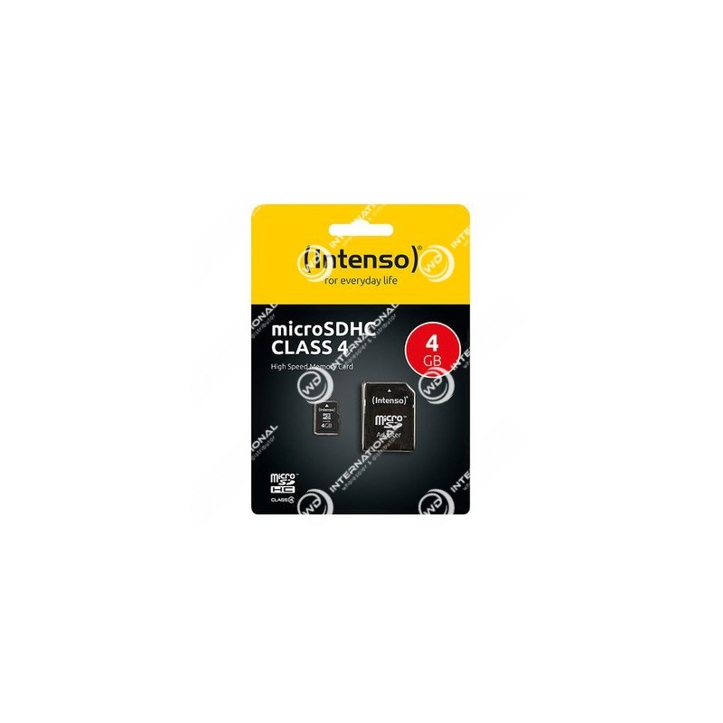 Tarjeta Micro SD Intenso 4Go Class 4