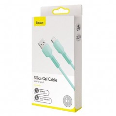 Typ C Grünes Gel-Kabel 2A 2M Baseus Silica (CATGJ-A06)