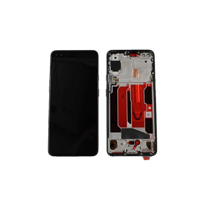 Pantalla negra con chasis One Plus Nord